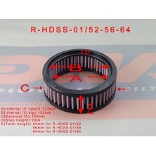 DNA AIR FILTER HARLEY DAVIDSON R-HDSS-01-64 2
