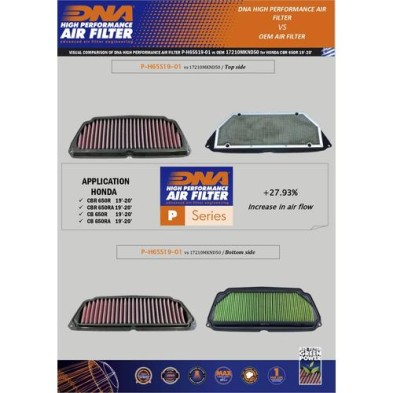 DNA FILTRO DE AIRE HONDA P-H65S19-01