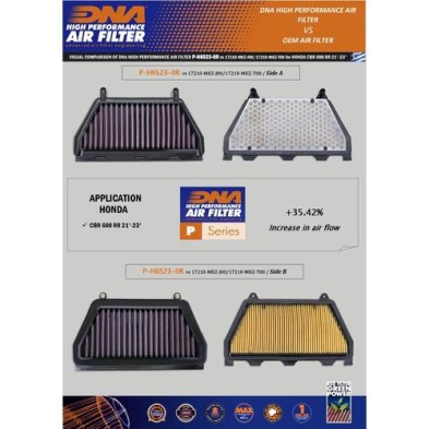 DNA HONDA AIR FILTER P-H6S23-0R