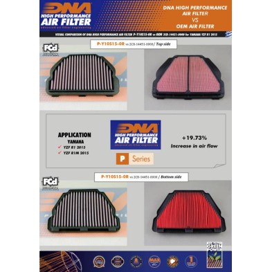 DNA YAMAHA AIR FILTER P-Y10S15-0R