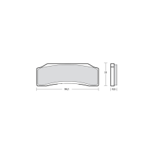 BREMBO BRAKE PAD Z04 07B36630 2