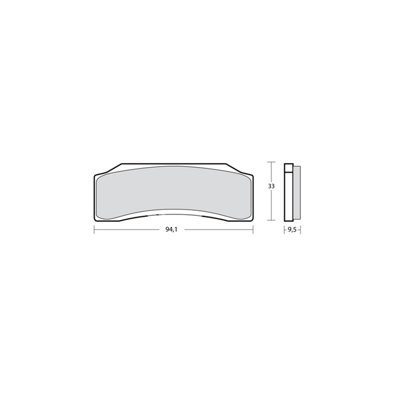 BREMBO BRAKE PAD Z04 07B36630