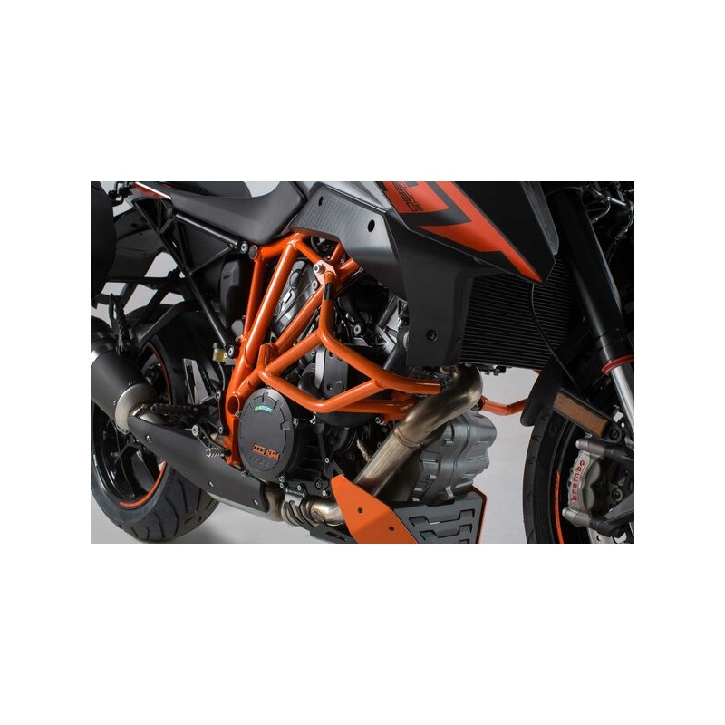 Side engine protections. Orange. KTM 1290 Super Duke R / GT