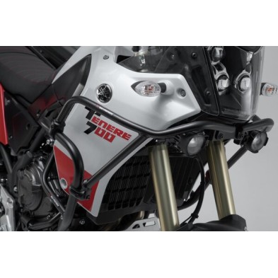 Upper engine guards. Black. Yamaha Ténéré 700 (19-
