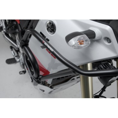 Upper engine guards. Black. Yamaha Ténéré 700 (19-