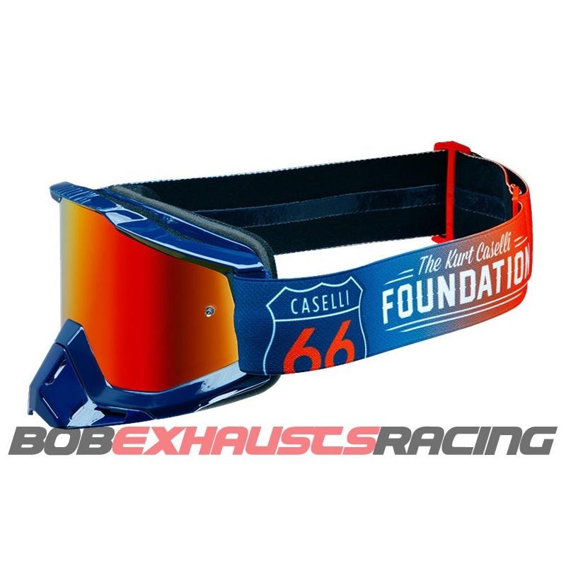 FMF POWERBOMB LE CASELLI GLASSES - RED MIRROR