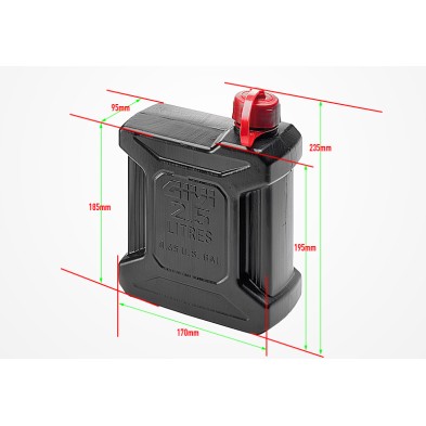 GIVI BIDON HOMOLOGADO 2,5L TAN01