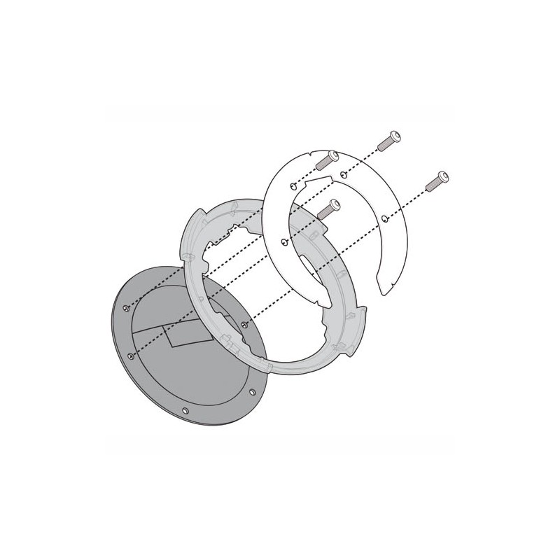 GIVI ADAPTADOR TANKLOCK - TANKLOCKED BF17
