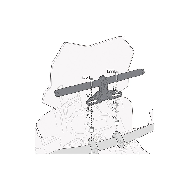 GIVI KIT TORNILLERIA ESPECIFICO SMART BAR O SMART MOUNT 05SKIT