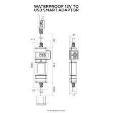 QUAD LOCK 12V WIRELESS TO USB ADAPTER QLA-PBX 2