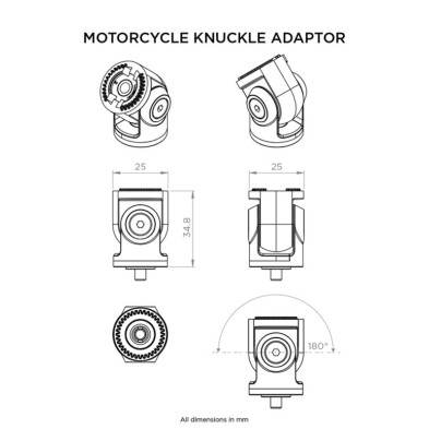 QUAD LOCK ADAPTADOR DE UNION QLP-MOT-KA