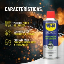 WD-40 LIMPIA CADENAS SPECIALIST MOTO 400ML