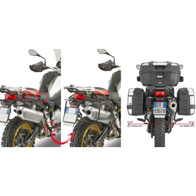 GIVI SIDE CASE HOLDER PLR5127