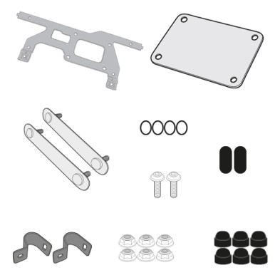 GIVI KIT PARA FIJAR S250 EN PLOS5108CAM TL5108PLOSKIT