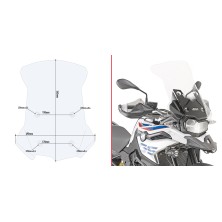 GIVI TRANSPARENT WINDSCREEN D5127ST