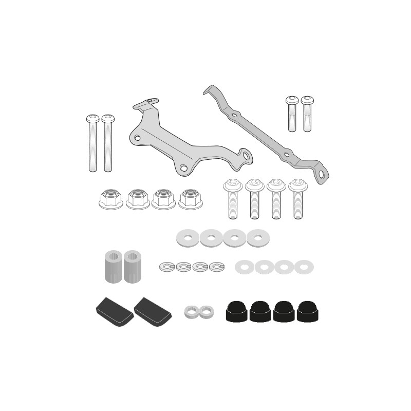 GIVI WINDSCREEN SUPPORT FOR BMW F 900 R (20-24) A5139A