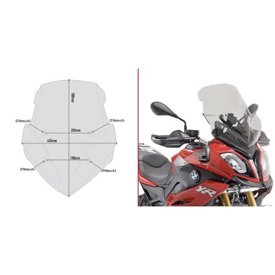 GIVI CUPULA BMW S1000XR (15-19) D5119S