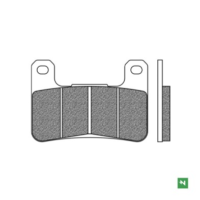 NEWFREN BRAKE PAD FD0362R01 RACE SINTER