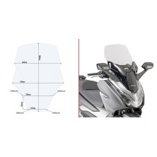 GIVI TRANSPARENT WINDSCREEN D1166ST