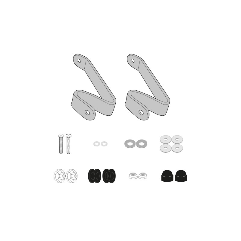 GIVI SOPORTE FIJACION CUPULA D1190KIT