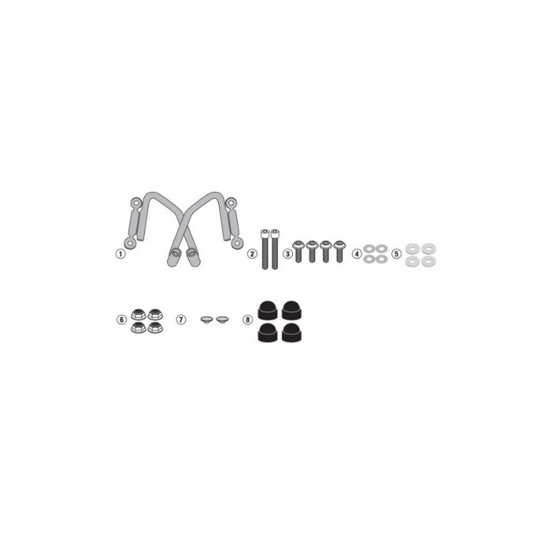 GIVI SOPORTE FIJACION CUPULA A1193A