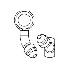 GOODRIDGE BUILDALINE BANJO 45º INCLINADO SBK594L-03C 2