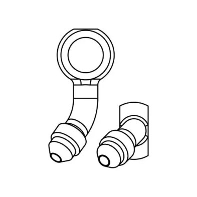 GOODRIDGE BUILDALINE 45° ANGLED BANJO SBK594R-03C