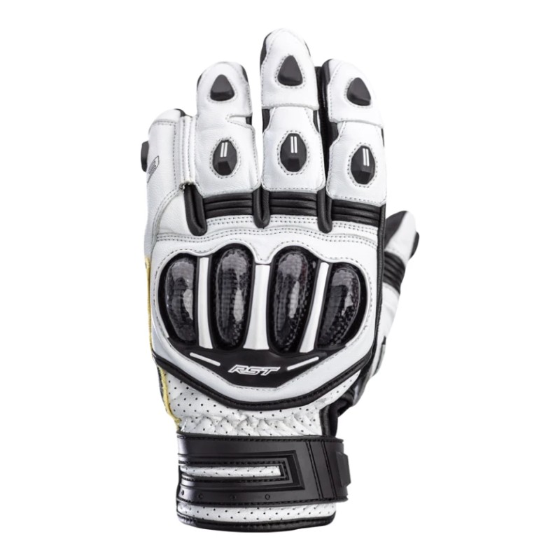 RST TRACTECH EVO 4 SHORT SUMMER GLOVES, WHITE