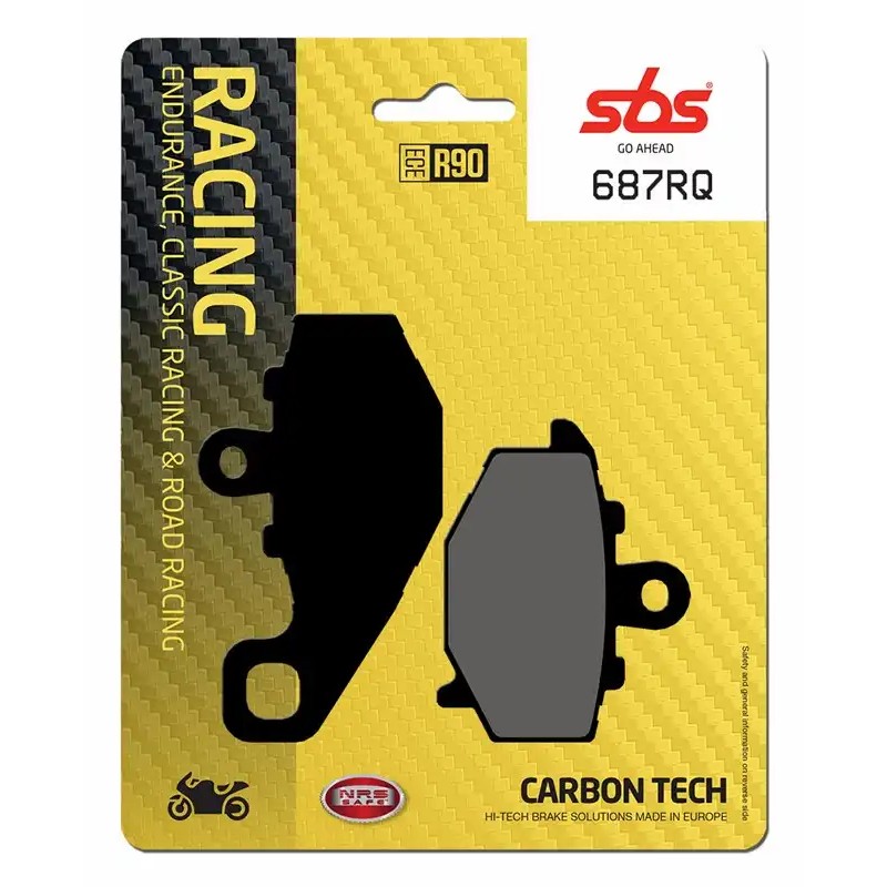SBS CARBON BRAKE PAD 687RQ