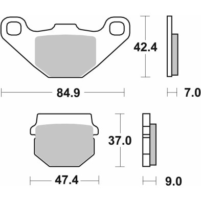 SBS BRAKE PAD CT 101CT