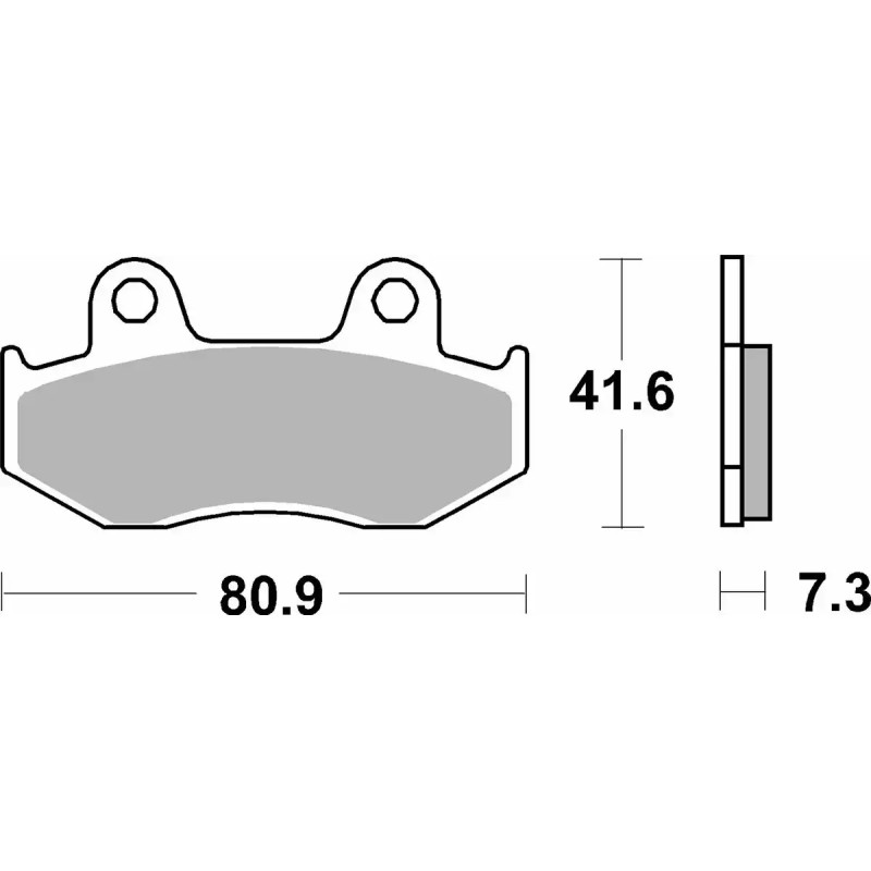 SBS BRAKE PADS MS 104MS