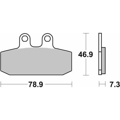 SBS HF 108HF BRAKE PAD