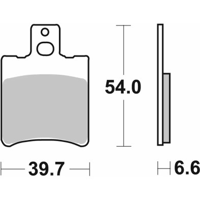 SBS PASTILLA DE FRENO 114HF
