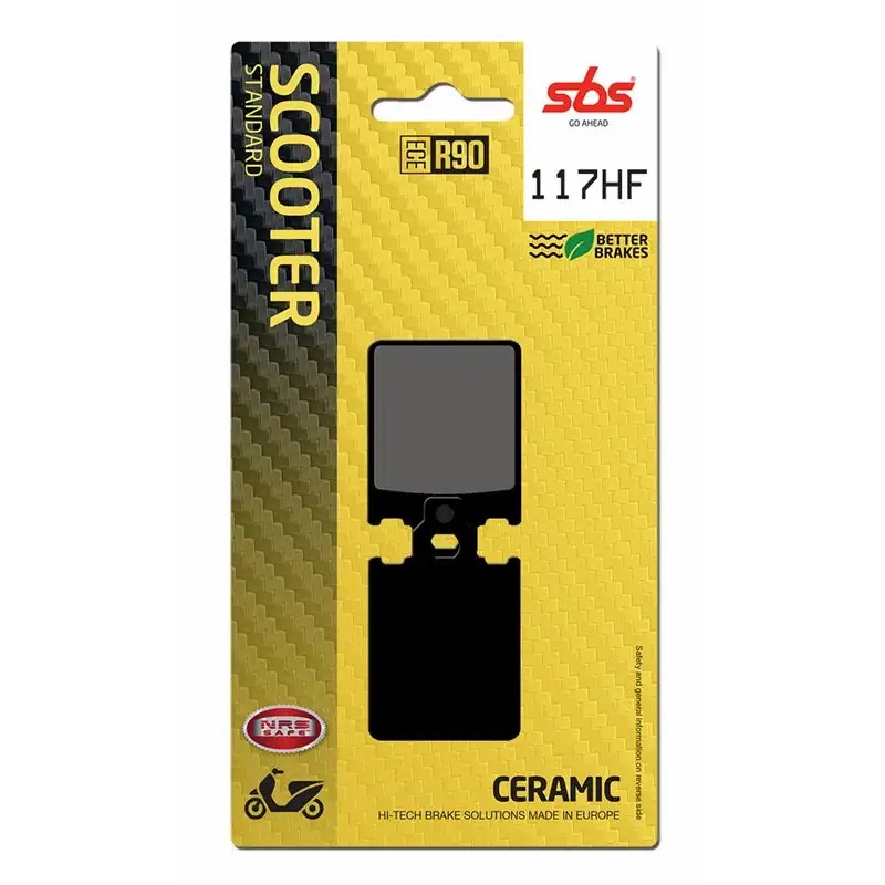 SBS BRAKE PAD 117HF
