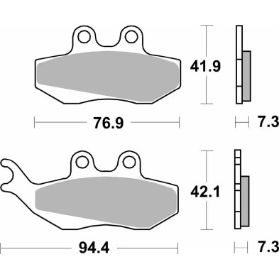 SBS MS 120MS BRAKE PADS
