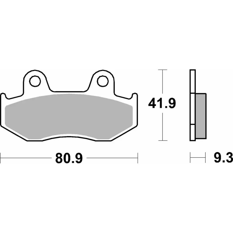 SBS 125HF BRAKE PADS