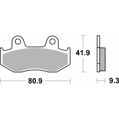 SBS PASTILLAS DE FRENO MS 125MS