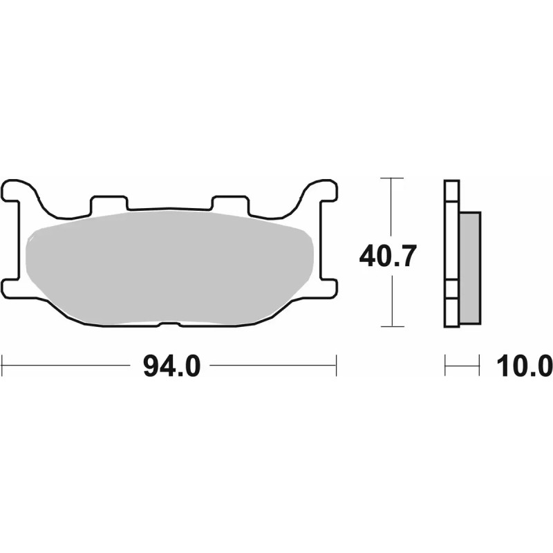 SBS PASTILLAS DE FRENO 128HF