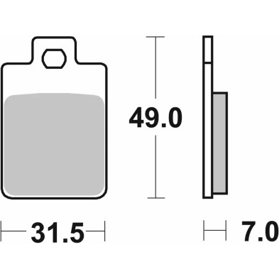 SBS PASTILLAS DE FRENO 130HF