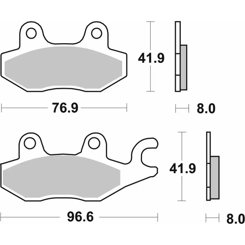 SBS BRAKE PADS 134HF
