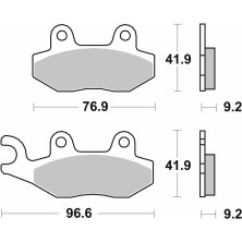 SBS PASTILLAS DE FRENO 163HF 2