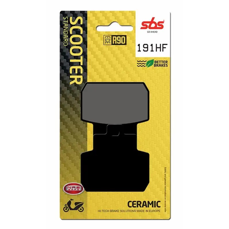 SBS BRAKE PADS 191HF