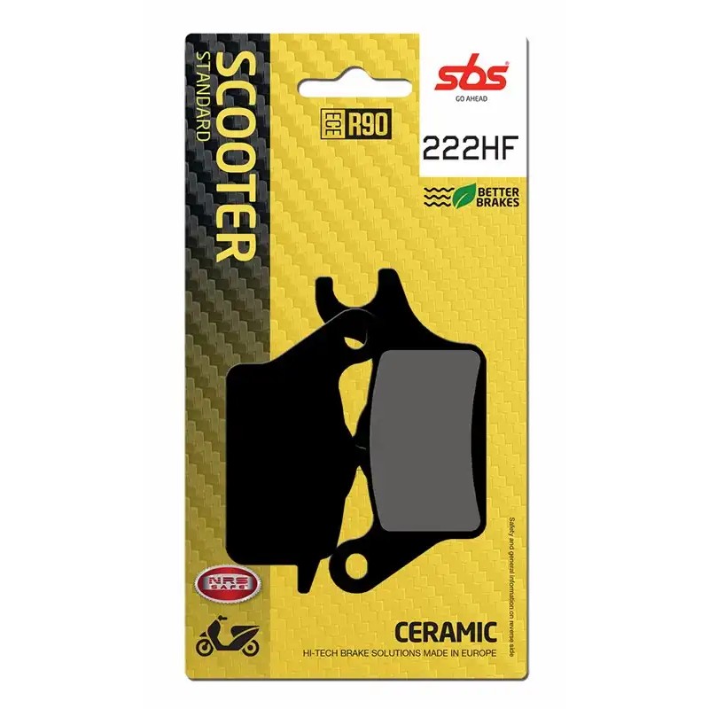 SBS BRAKE PADS 222HF