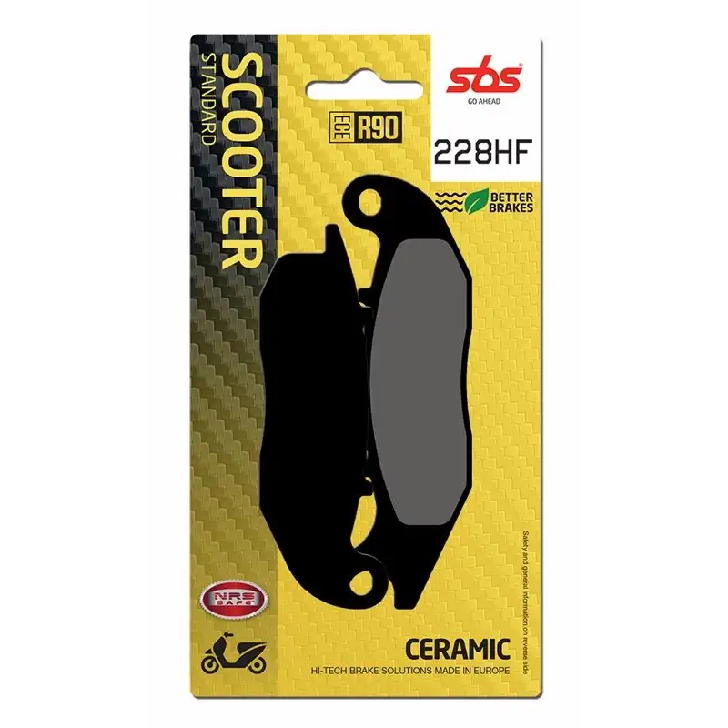 SBS BRAKE PADS 228HF