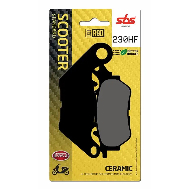 SBS BRAKE PADS 230HF
