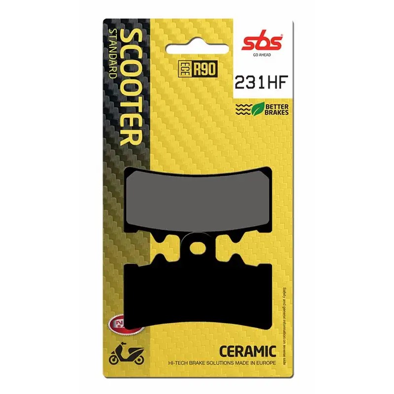 SBS PASTILLAS DE FRENO 231HF