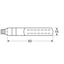 LAMPA INTERMITENTE LED SECUENCIAL DELANTEROS LINE-SQ 12V 2