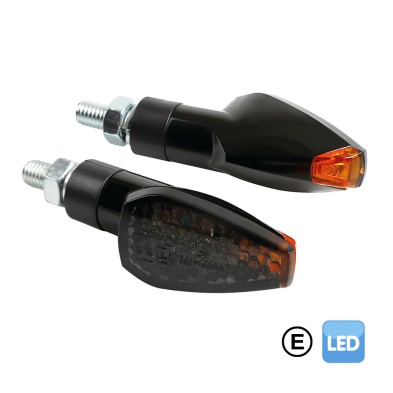 LAMPA INTERMITENTES CON LED TUAREG 12V NEGRO