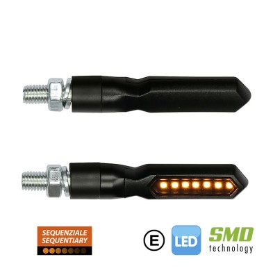 PIERCER SQ 12V SEQUENTIAL LED TURN SIGNALS