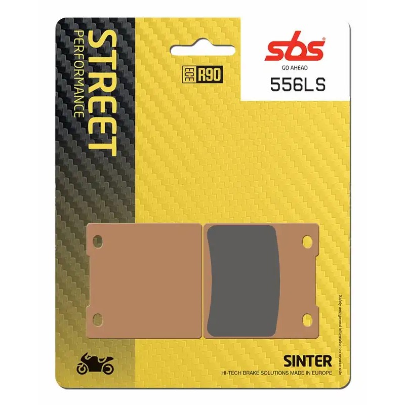SBS SINTERED REAR BRAKE PADS LS 556LS